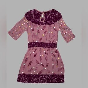 Stella McCarthy size 5 kids maroon dress. EUC